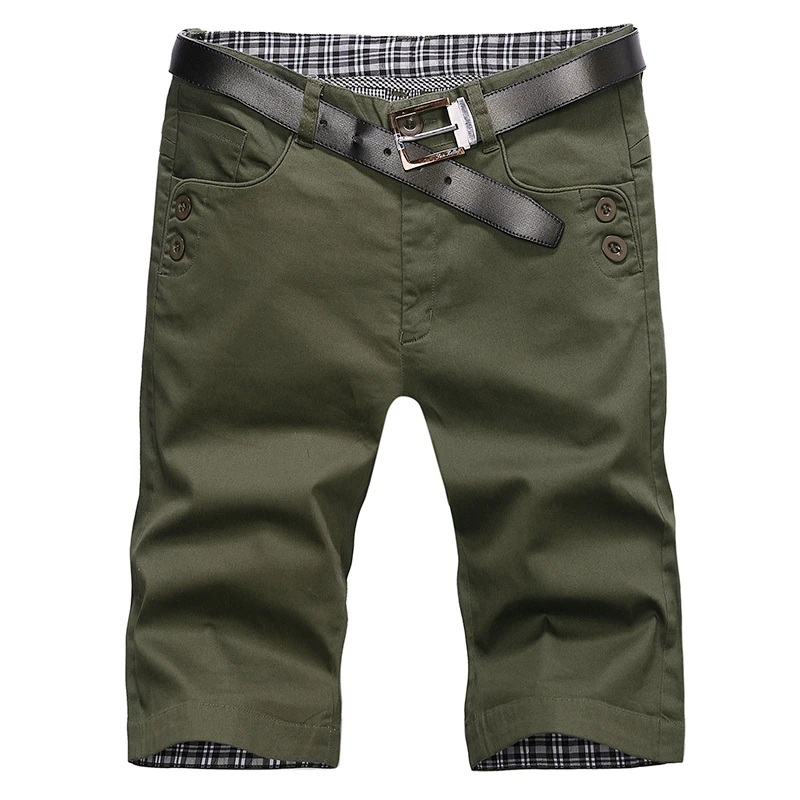 Short cargo militaire en coton pour homme, pantalon de sport à grandes poches, séchage rapide, multi-poches, poids léger, 210g-100 noix, été