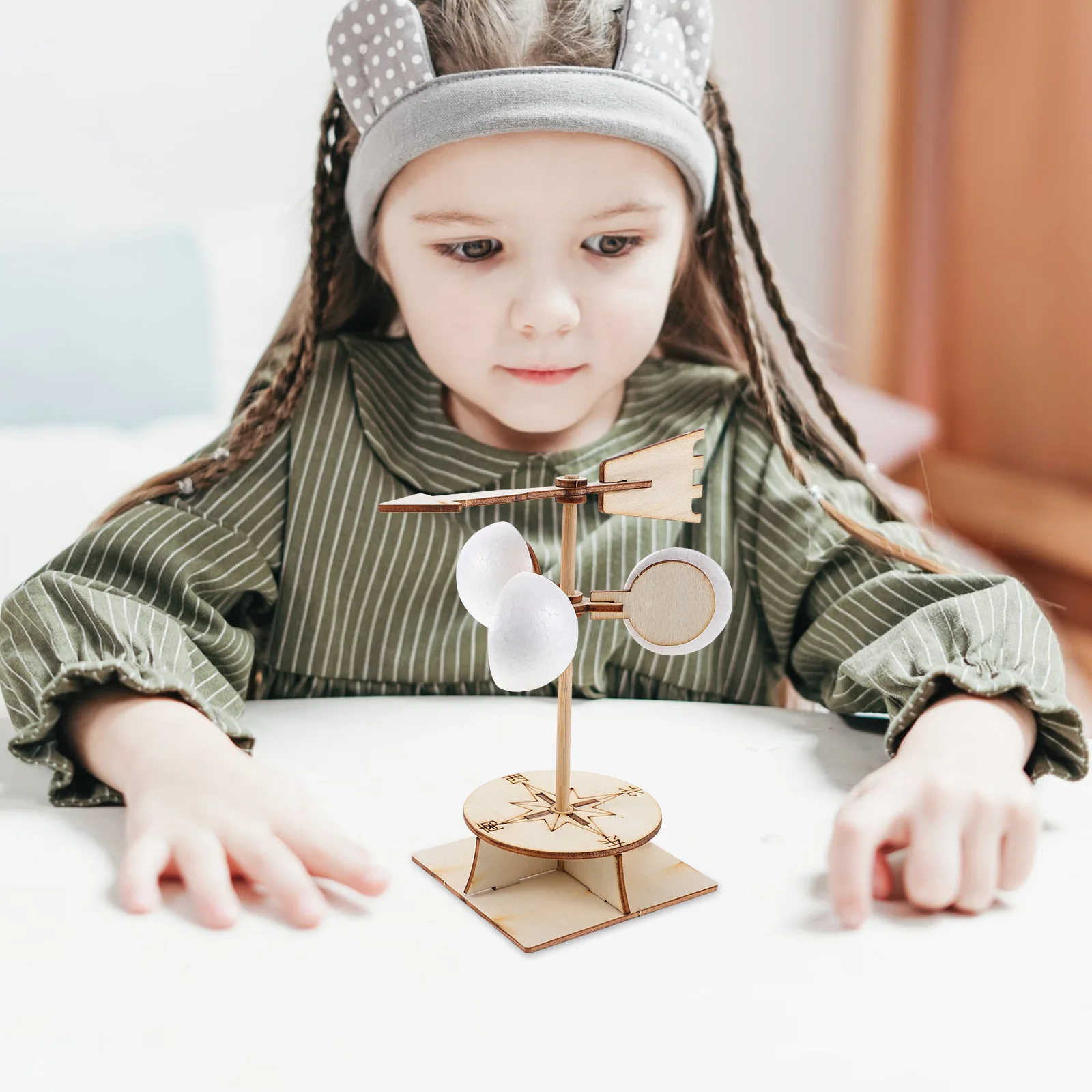 

Science Experiments Direction Wind Vane Vanes for Indicator Simple Education Classroom Kids Kit Project Toy