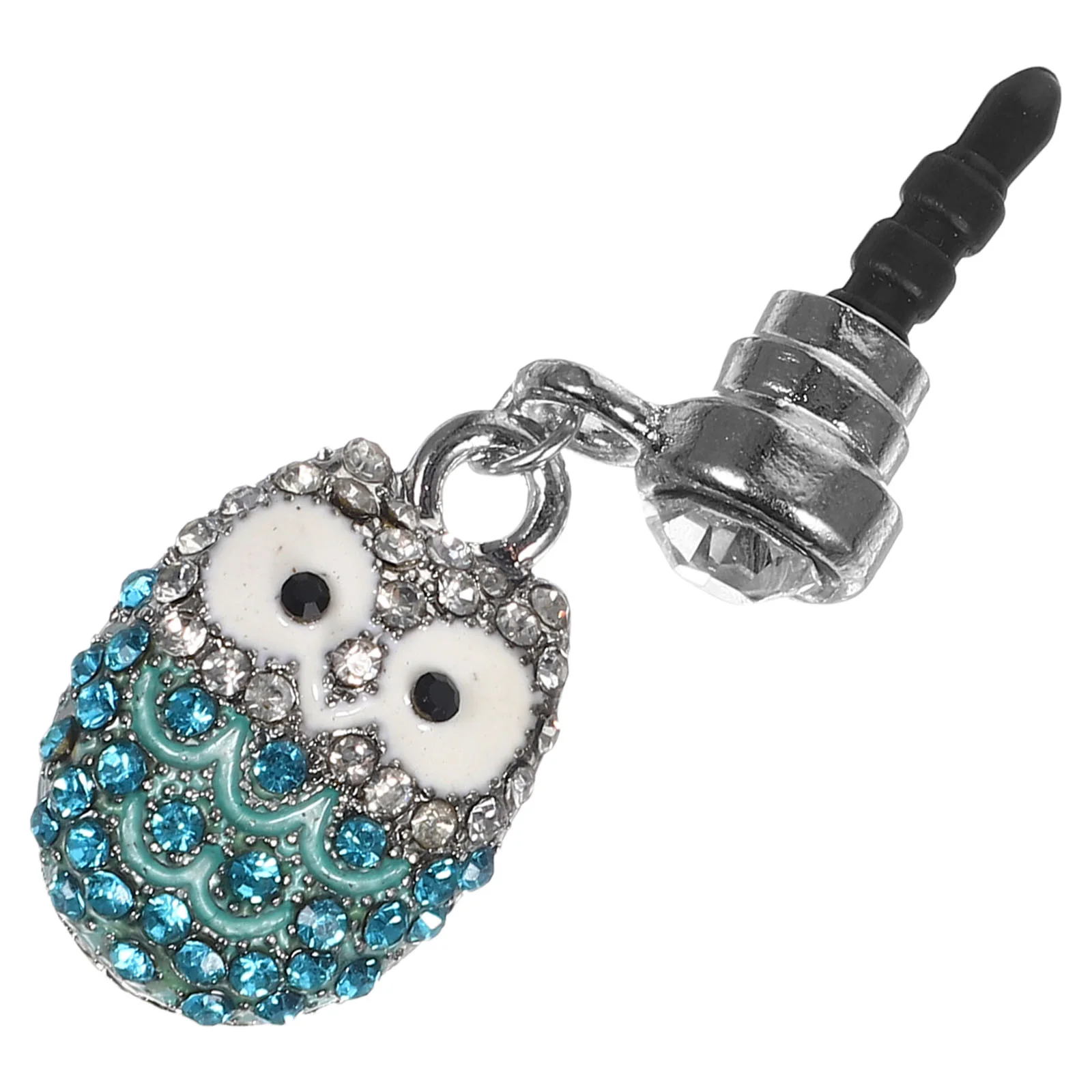 Plug Earrings Mobile Phone Accessories Pin Owl Shaped for 35mm Earphone Jack