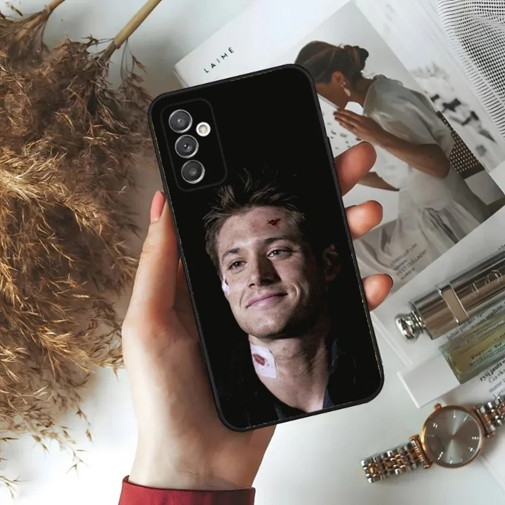 Celebrity D-Dean Winchester Phone Case For Samsung S24,23,22,30,21,10,9,Ultra,Plus,Lite,FE,5G Black Soft Case