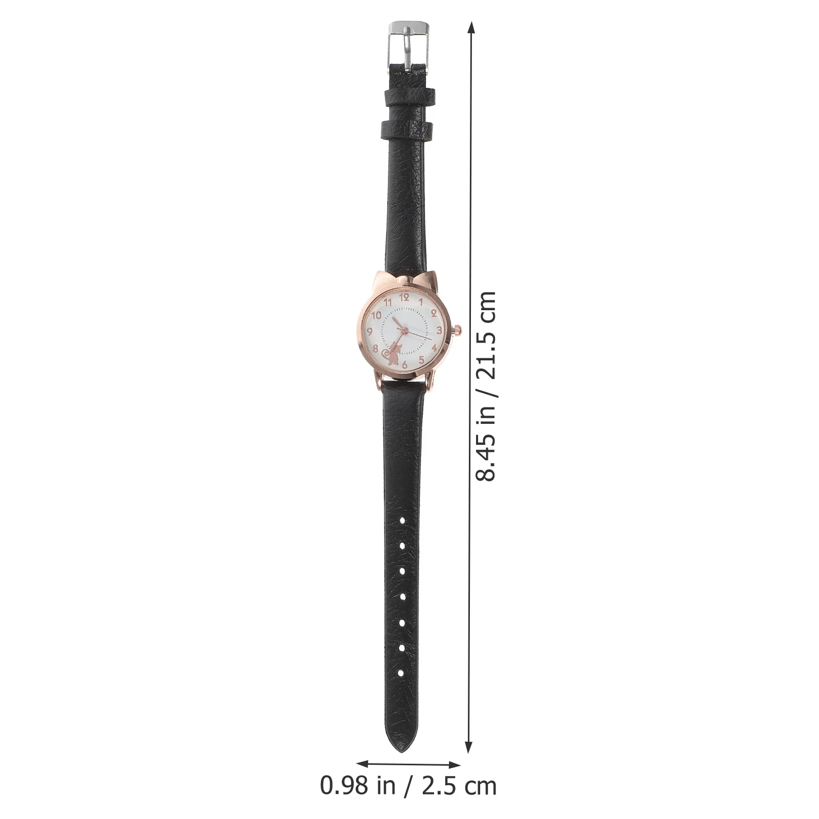 

Ladies Watch Comfortable Strap Accurate Quartz Movement Adorable Cat Design Women Gift Daily Use Wristwatch For Party Gathering