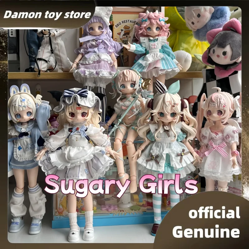 

Подлинная Onemore Sugarygirls, 8 очков, шарнирная фигурка Mjd, слепая коробка, милые модели кукол, декоративные игрушки, Mjd, загадочная коробка, подарки