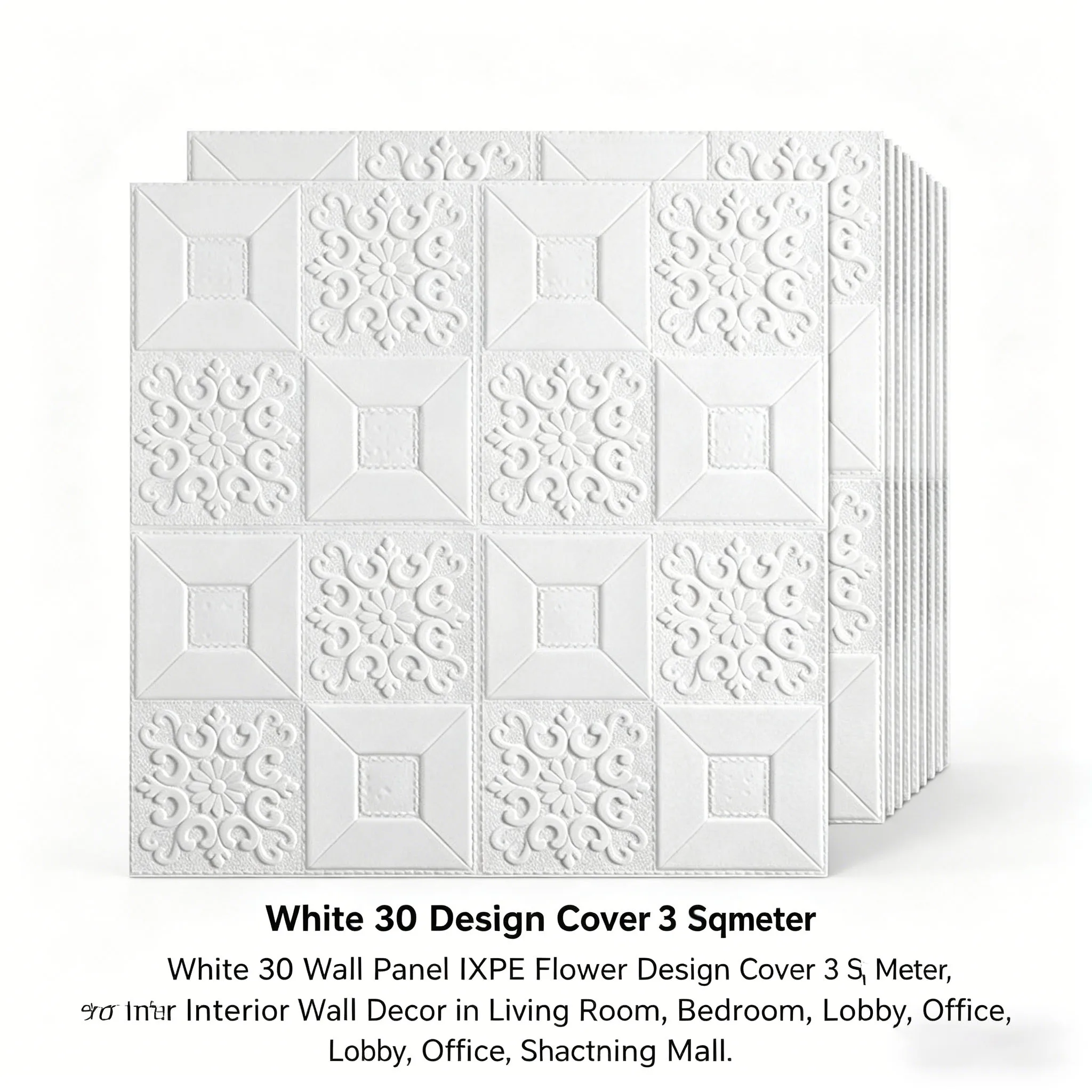 1-10 Packs 3D Wall Panels 12