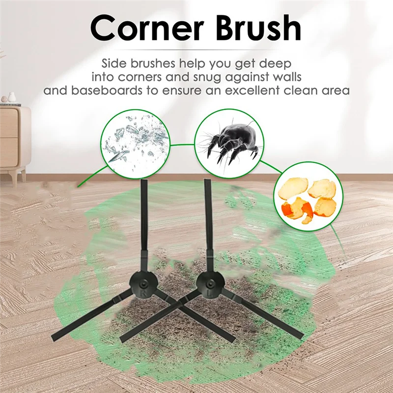 

AEE3-12 шт. боковая щетка для Ilife V9/V9 Pro/G9/G9 Pro, запасные части для робота-пылесоса