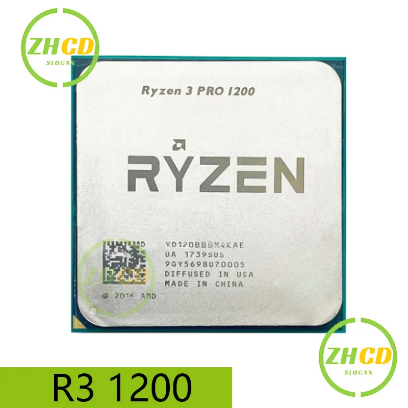 AMD Ryzen 3 1200 For R3 1200 3.1GHz quad-core four-thread CPU Processor YD1200BBM4KAE Socket AM4