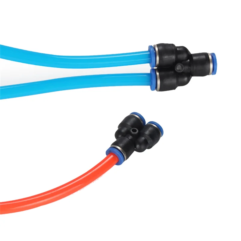 ABVJ-1 Set Y Shape Tube Connector Plastic Quick Connectors For Air Water Connecting Pyconnect 10Mm Y Shape PY-10