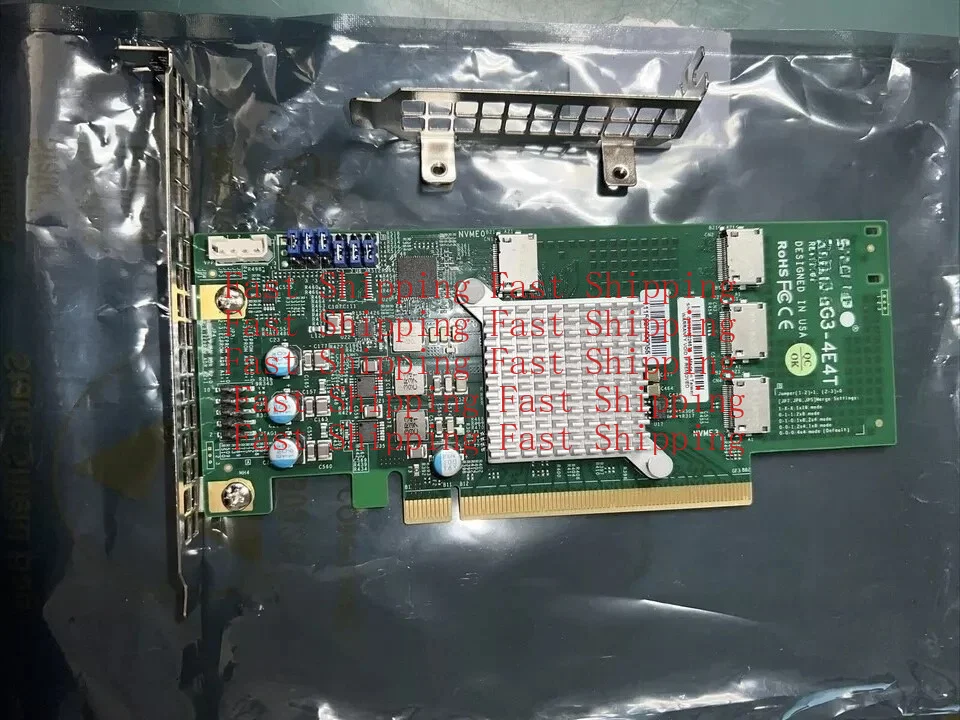 A=For  Supermicro AOC-SLG3-4E4T 4 Port NVMe PCIE X16