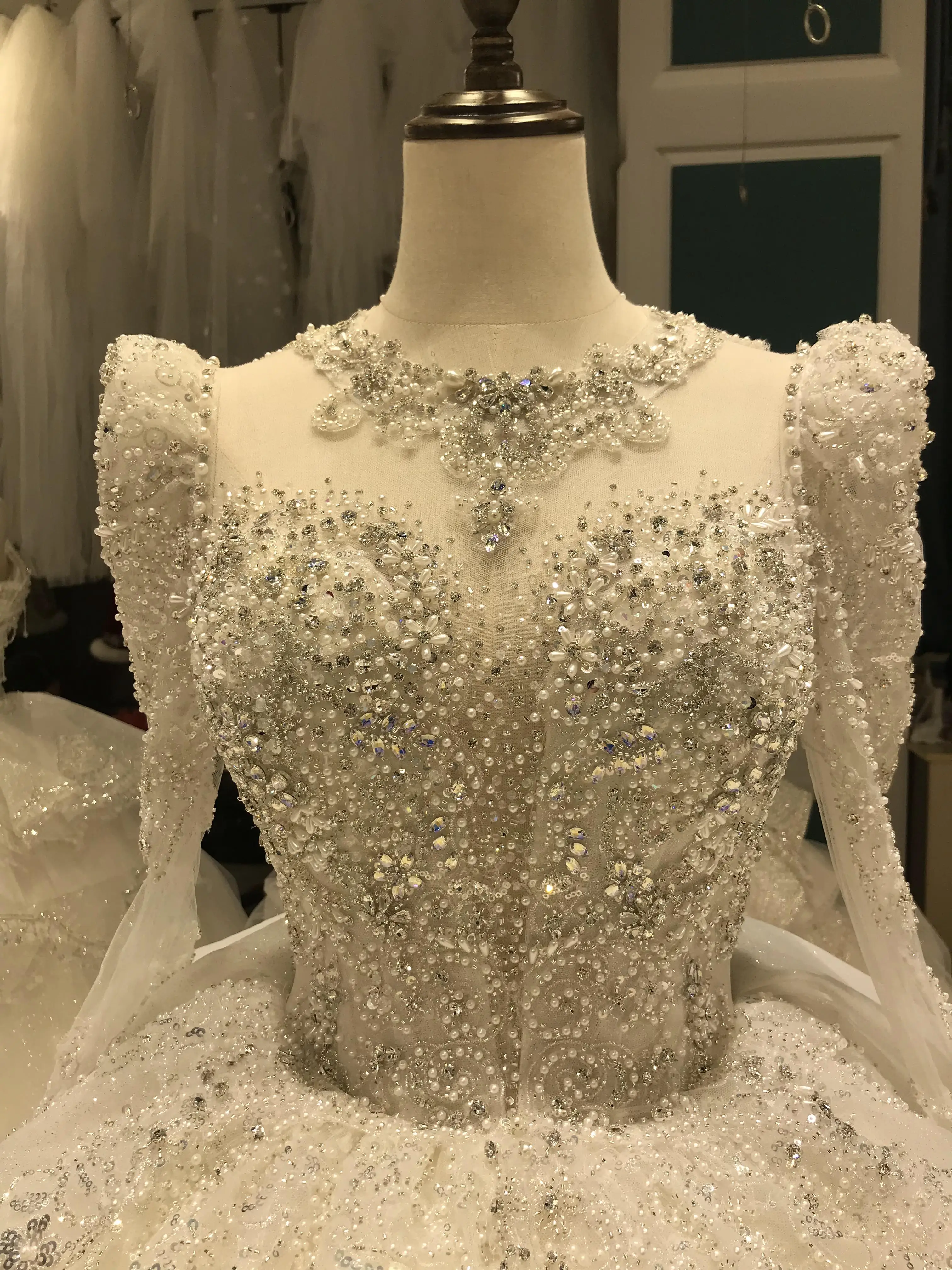 Robe de Mariée Citroball à Paillettes, Tenue de Patients Personnalisée, Nouveau Design, Collection Verte