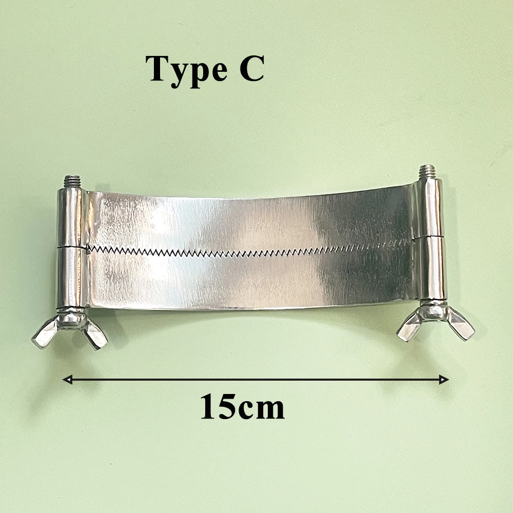 Pet Canine Manually Operated Teeth Guide Clamps For Dog Ear Cropping Stainless Steel S L I C Type Available