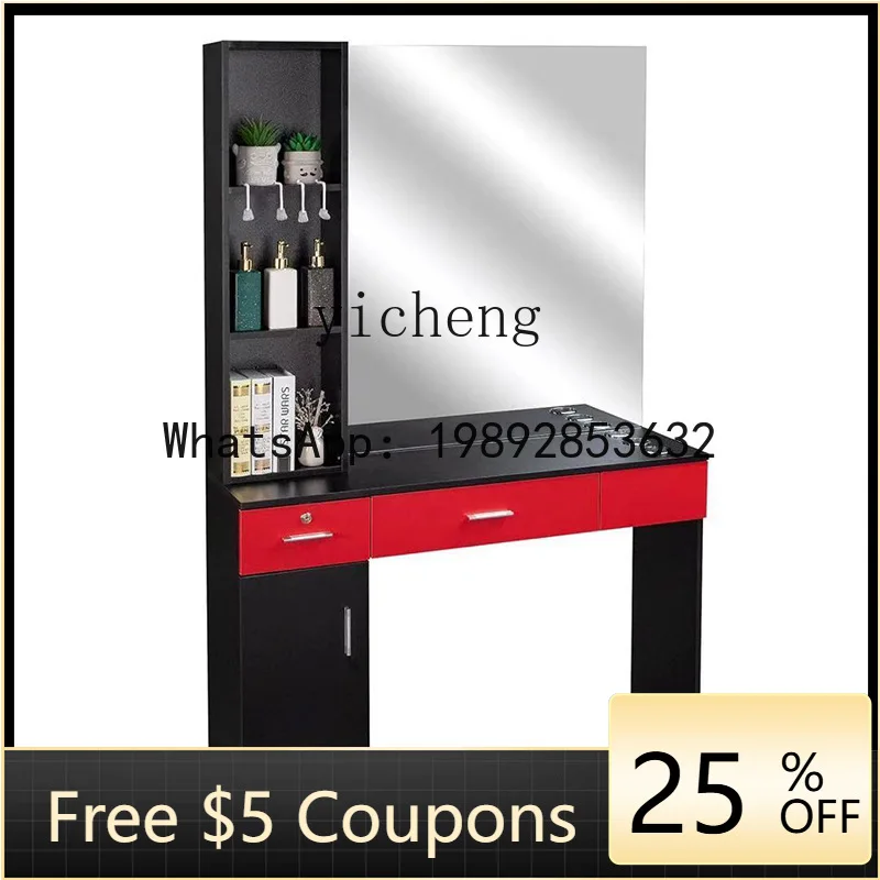 YFY  Dressing Makeup Table Studio Professional Beauty School Commercial Makeup Table with Mirror Wedding Photography