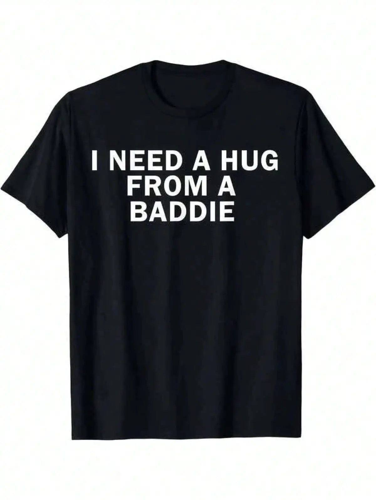 T Shirt Print ,Graphic-Cotton Tees Size Plus,1 Piece Summer Essential: I Need A T-Shirt With A Fun Text Pattern That Says 