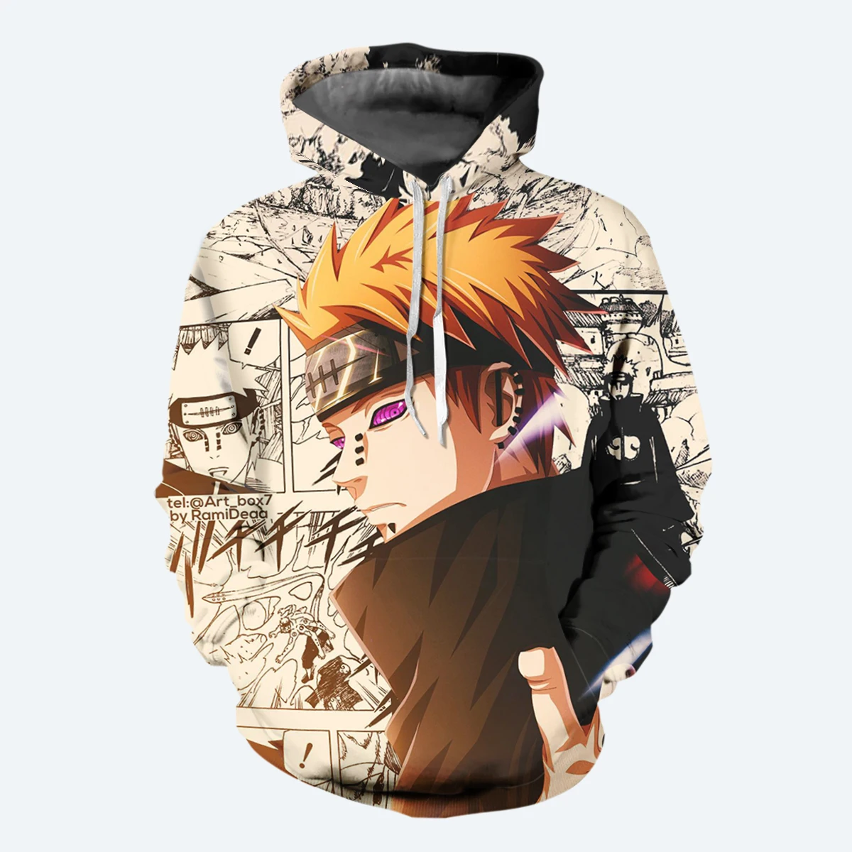 Pain Boys Girls Hoodies Akatsuki Mens Hoodies 3D Printed Fashion Pullovers Oversized Mens Hoodies Naruto Mens Mens Clothing