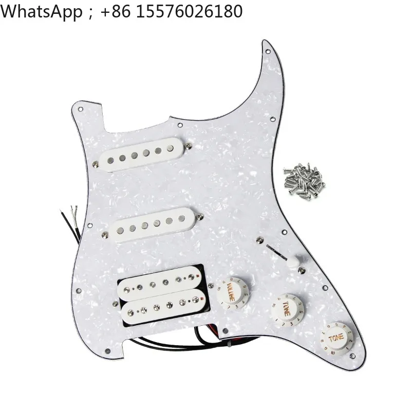 Single Single and Double Pre-installed Circuit Guard, A Full Set of Welding-free Assembly for Aluminum-nickel-cobalt 5 Pickups