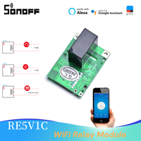 SONOFF RE5V1C Wifi DIY Switch 5V DC Relay Module Smart Wireless Switches Inching/Self-locking APP/Voice Remote ON/OFF