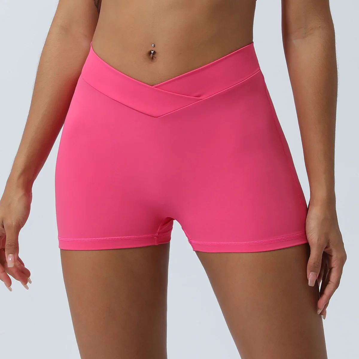 

Women's High Waist Yoga Shorts, Butt Lifting Push Up Tights, Squat Proof Naked Feel Leggings, Comfortable Fitness Running Gym