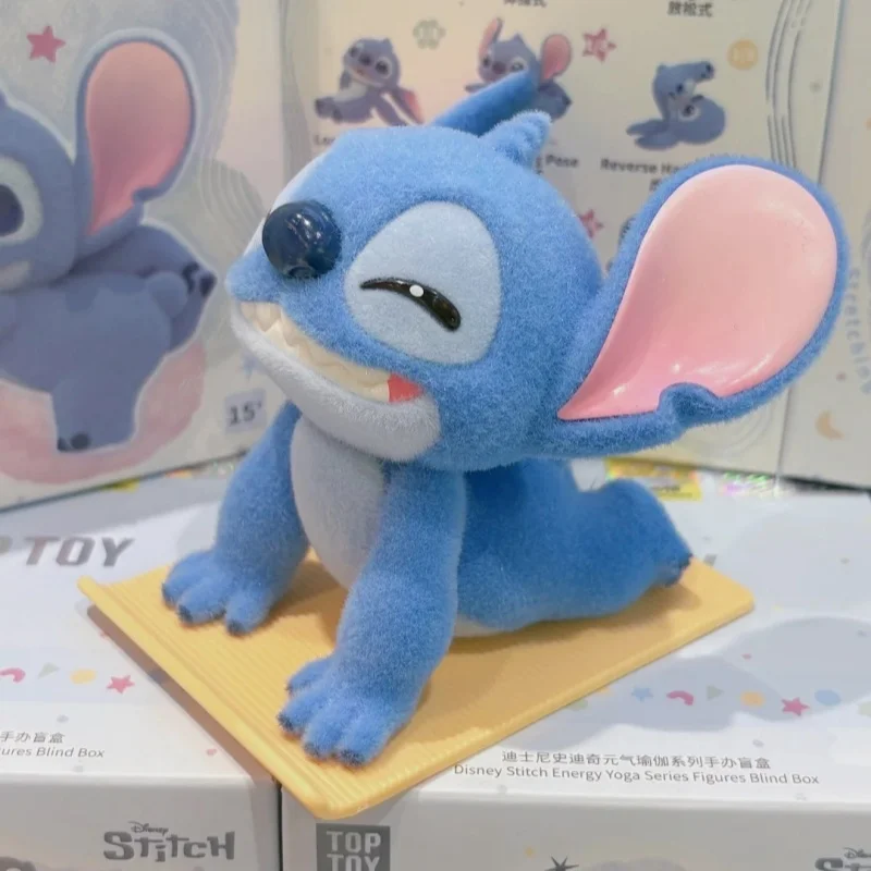 حقيقية ديزني غرزة حيوية اليوغا سر صندوق أعمى التماثيل غرزة توافدوا الحلي لطيف سطح المكتب الديكور هدايا عيد الميلاد