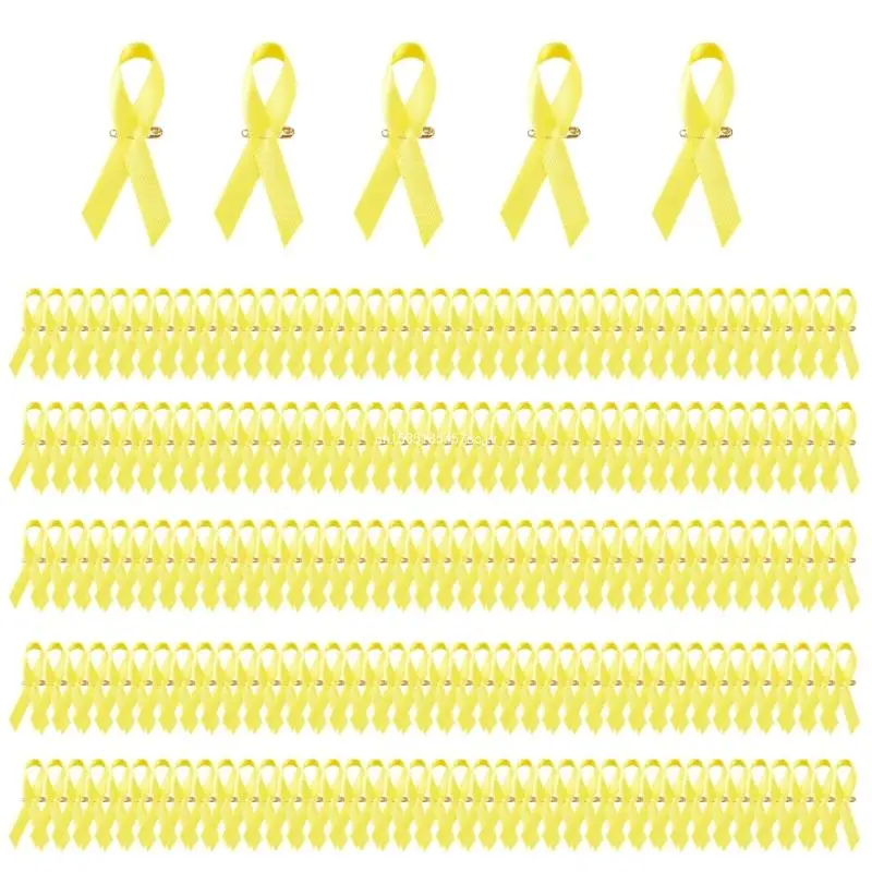 200PCS Awareness Ribbons Pins Suitable for Volunteer and Nonprofit Support Dropship