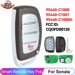 KEYECU 4 przyciski do Hyundai Sonata 2015 2016 2017 95440-C1001 95440-C1000 95440-C1000N inteligentny pilot 8A Chip 433MHz Fob