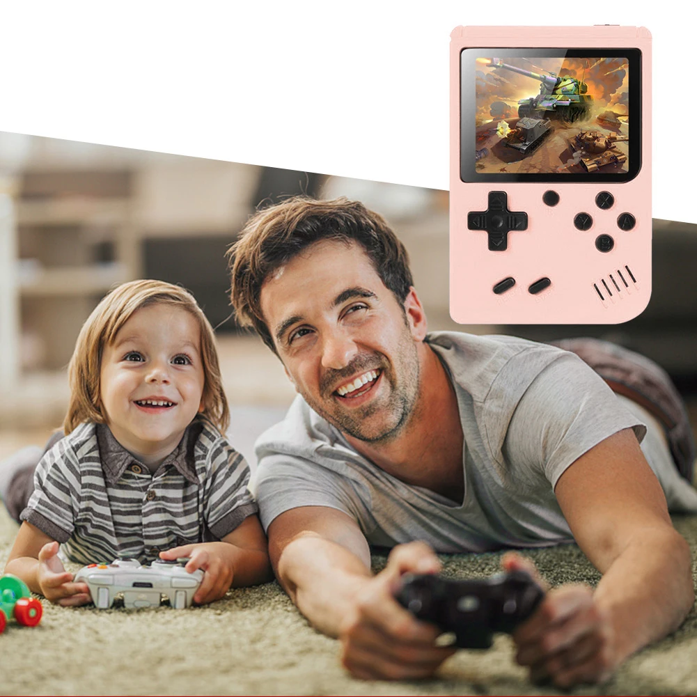 Nostalgische gameconsole 3,5 inch TFT-scherm Ingebouwde 500 games draagbare gameconsole 1020 mAh Ondersteuning TV voor kinderen en volwassenen