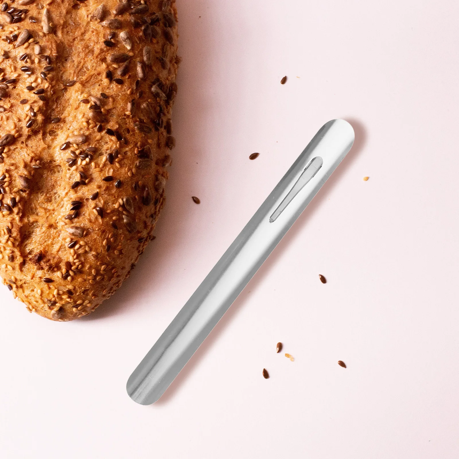 

Kitchen Crumb Scraper Stainless Steel 2pcs Set Efficient Tabletop Cleaner for Dining Room Restaurant Food Scraping Tool