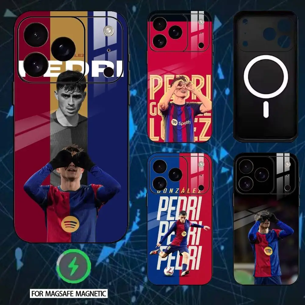

Football 8 P-Pedri Phone Case For iPhone 17/16/15/14/13/12/Plus/Pro/Max for Magnetic Wireless Charging