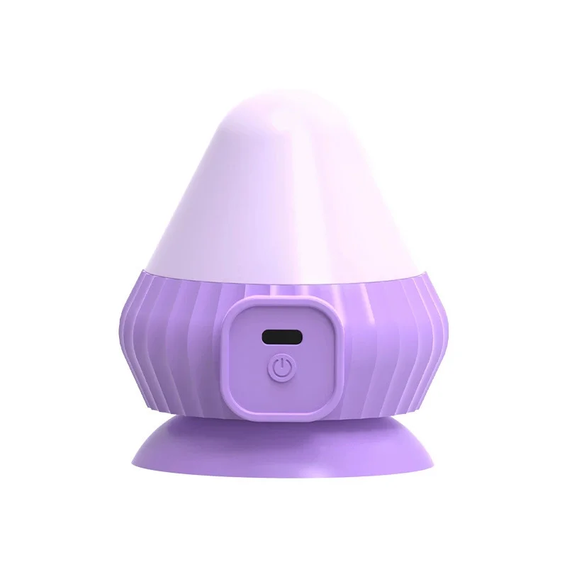 Electric Silicone Massager Ball Relaxation Muscle Mini Hands-free Suction Cup Fascia Gun Vibration Massage Relieve Fatigue view 6
