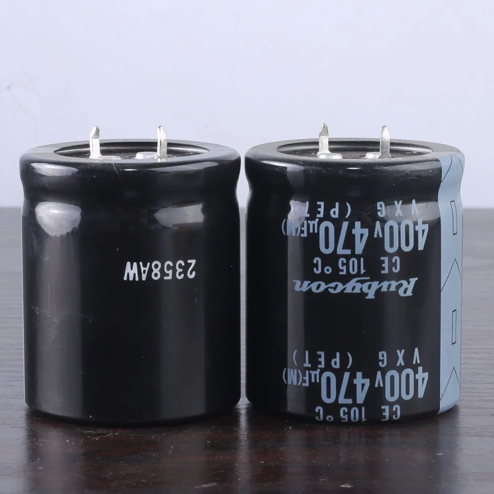 2pcs RUBYCON VXG 470mfd 400v 470uf 30x50mm electrolytic Capacitor 105℃