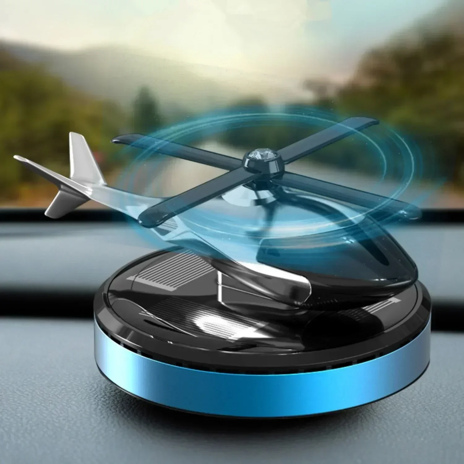 

Car Air Fresheners Helicopter Solar Power Plane Fragrance Diffuser Ornament Dashboard Perfume Decoration Car Helicopter