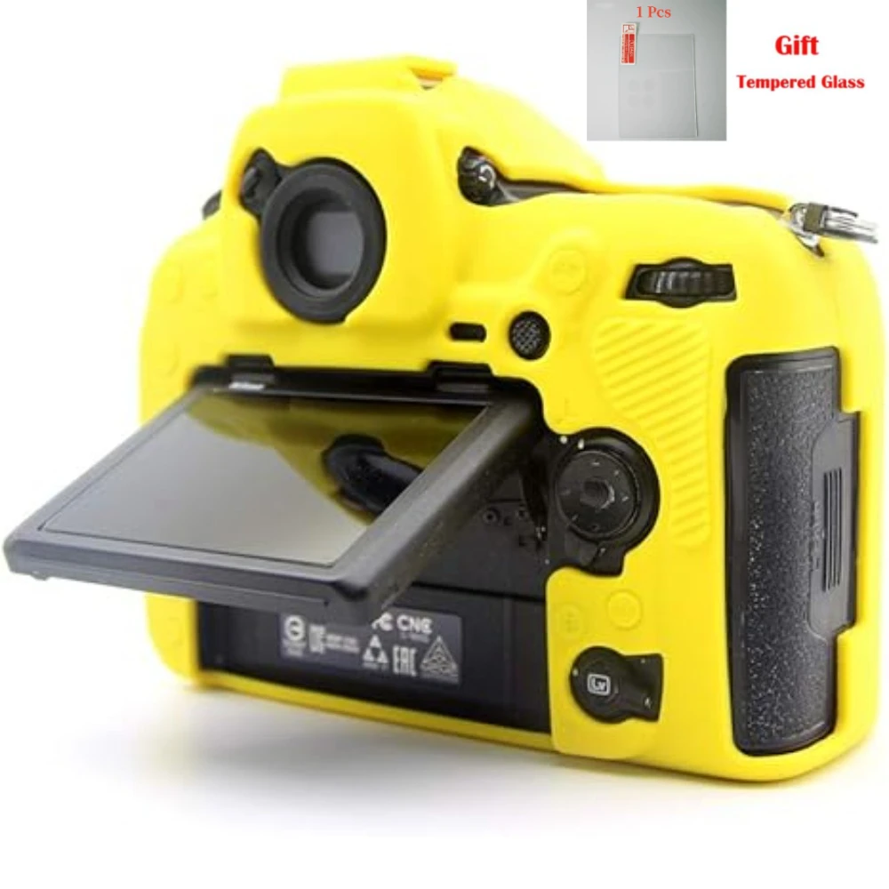 

Rubber Protective Body Cover Skin, For Nikon D750 Camera Case Nice soft Silicone Camera Video Bag + free tempered film