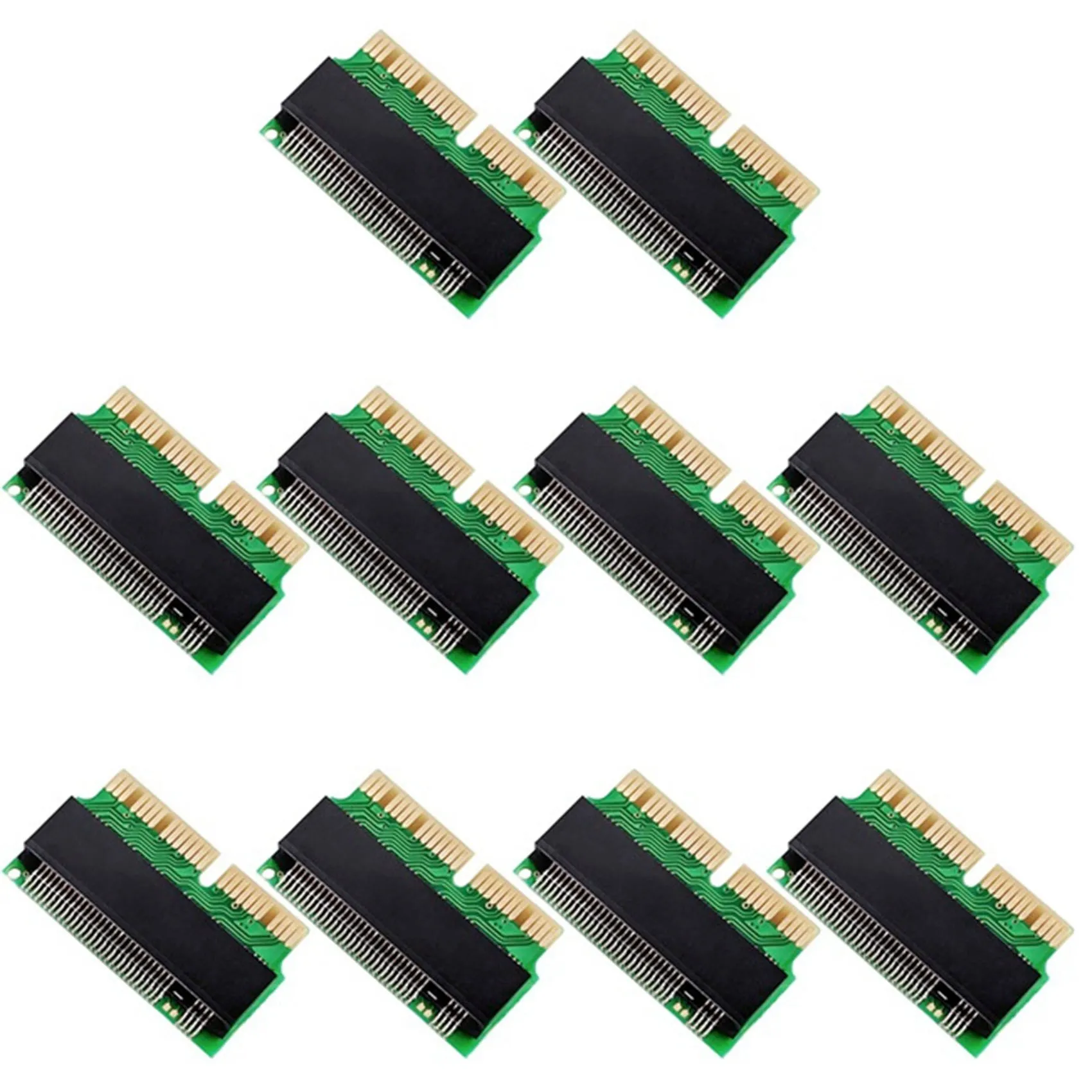 10PCS NVMe PCIe M.2 M Key M2 SSD Adapter Card for Macbook Air A1465 A1466 for Macbook Pro A1398 A1502 Expansion