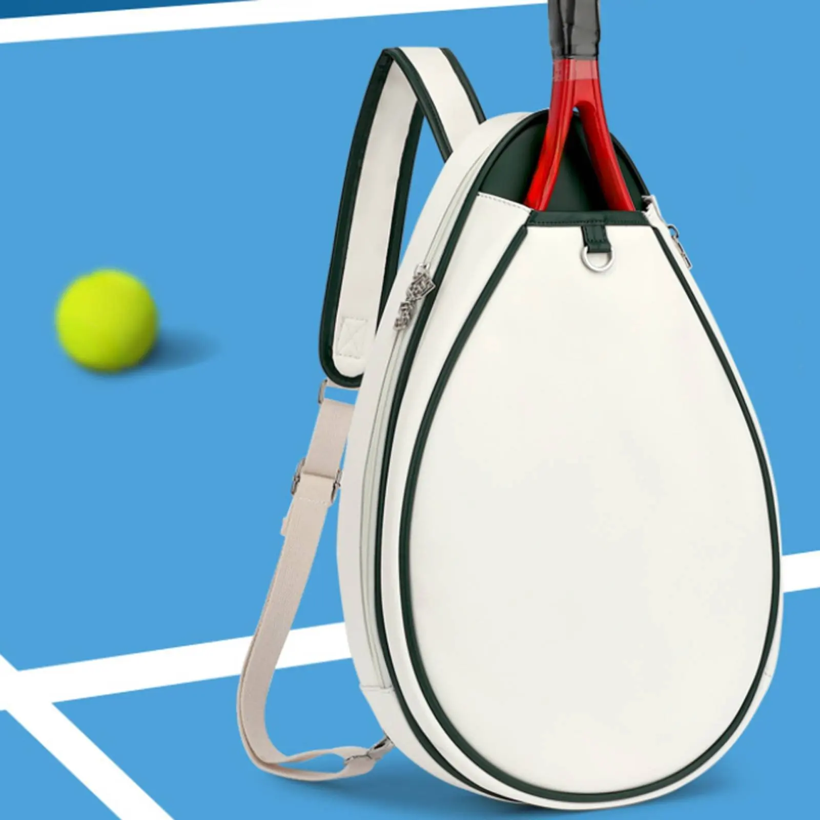 

Racket Sport Racket Backpack Large Capacity Badminton Racket Shoulder Bag Sports Gear for All Genders Design Waterproof Material