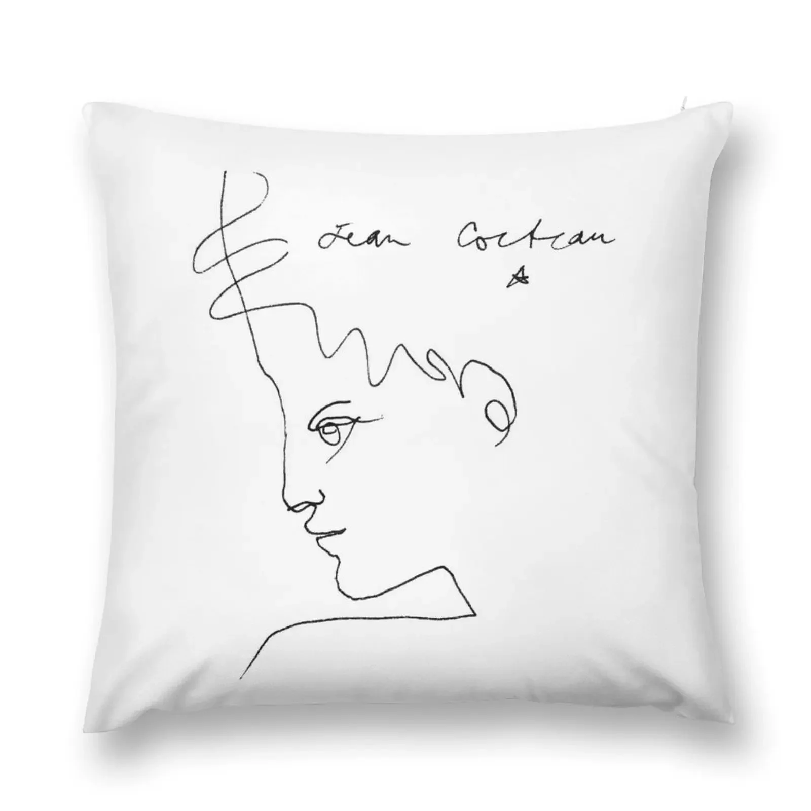 Jean cocteau artwork jean cocteau painting jean cocteau Throw Pillow bed pillows christmas pillow case pillow