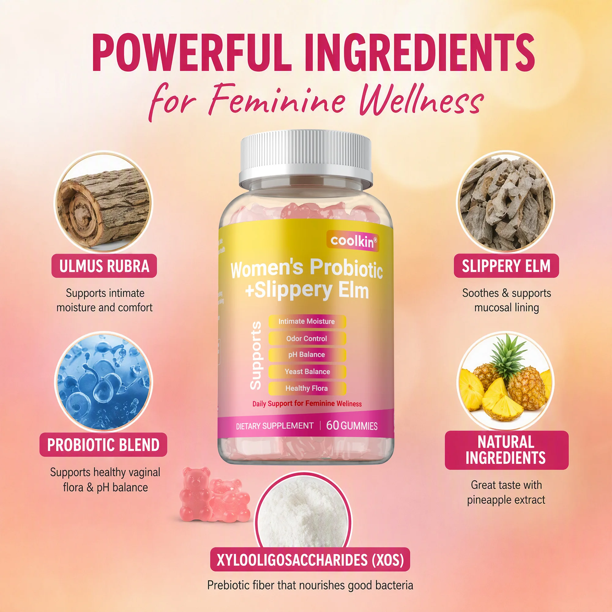 Probiótico para Mujeres + Olmo - Probiotics Women Health reseña y precio
