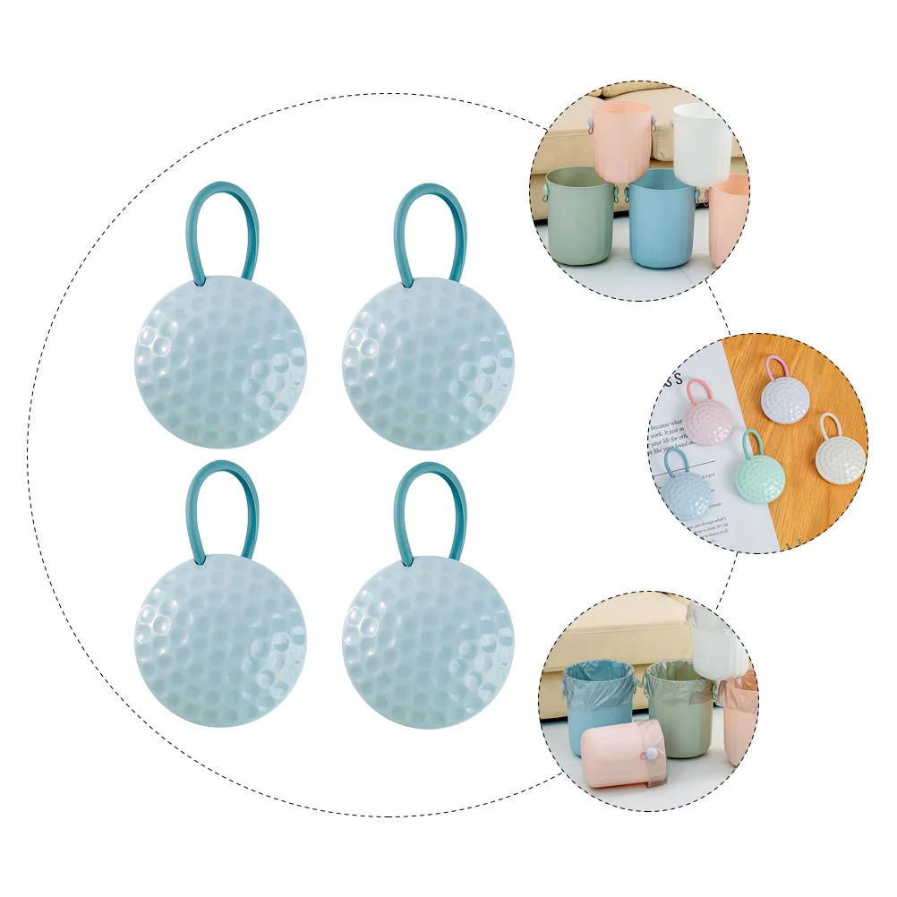 4 Pcs Magnetic Garbage Trash Can Clip Buckle Fasten Refuse Sacks Litter Holder ABS Iron Sheet Clamp Fixator