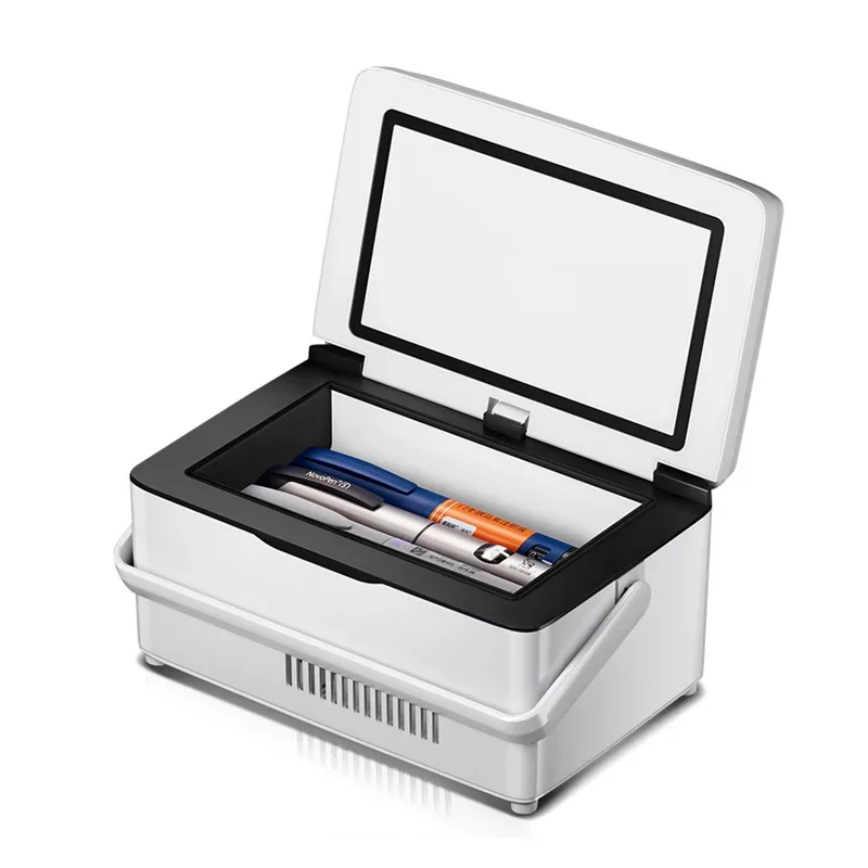 

Портативный холодильный ящик для инсулиновых лекарств, автомобильный домашний чехол двойного назначения с автоматической постоянной температурой, охлаждающий чехол для хранения лекарств