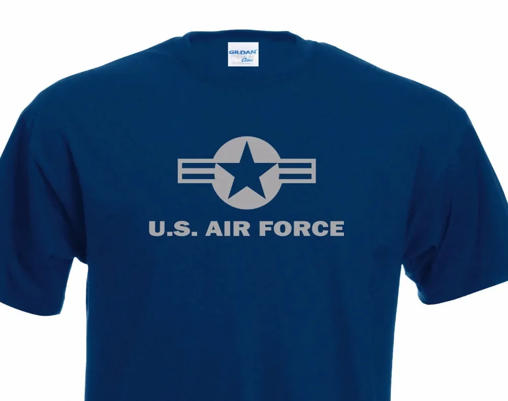 New  Men'S Cool Tees Design T-Shirt Shirt U.S.Airforce Amerika Soldier Classic Tee Shirts Custom Custom Aldult Teen Unisex
