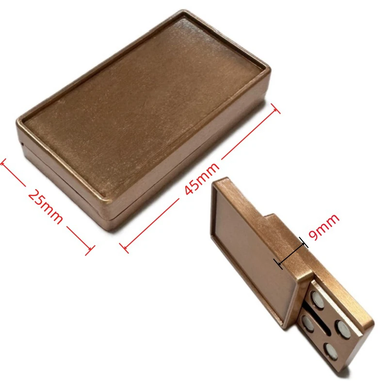 Curseur de décompression en métal, cartes à pousser magnétiques, jouet illimité, Fidget Slider EDC Fidget Spinner, outil tdah, jouets anti-Stress