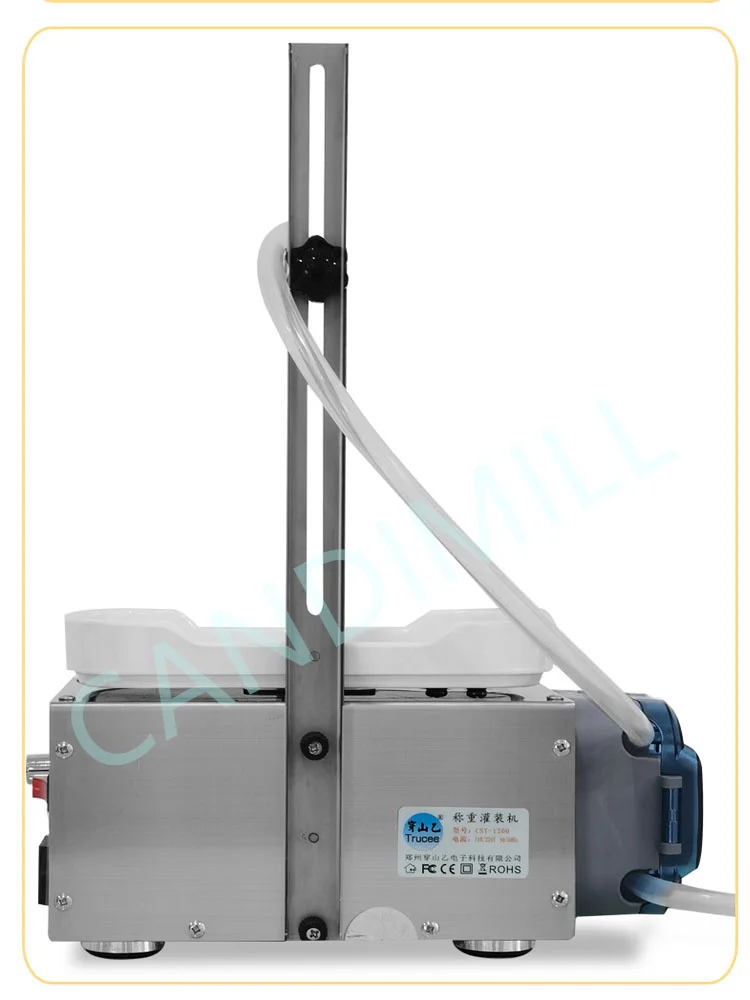 Flüssigkeits füll maschine Schlauch pumpe automatische Flaschen füller digitale Steuerung kosmetisches Öl Parfüm, Wasser, Saft,