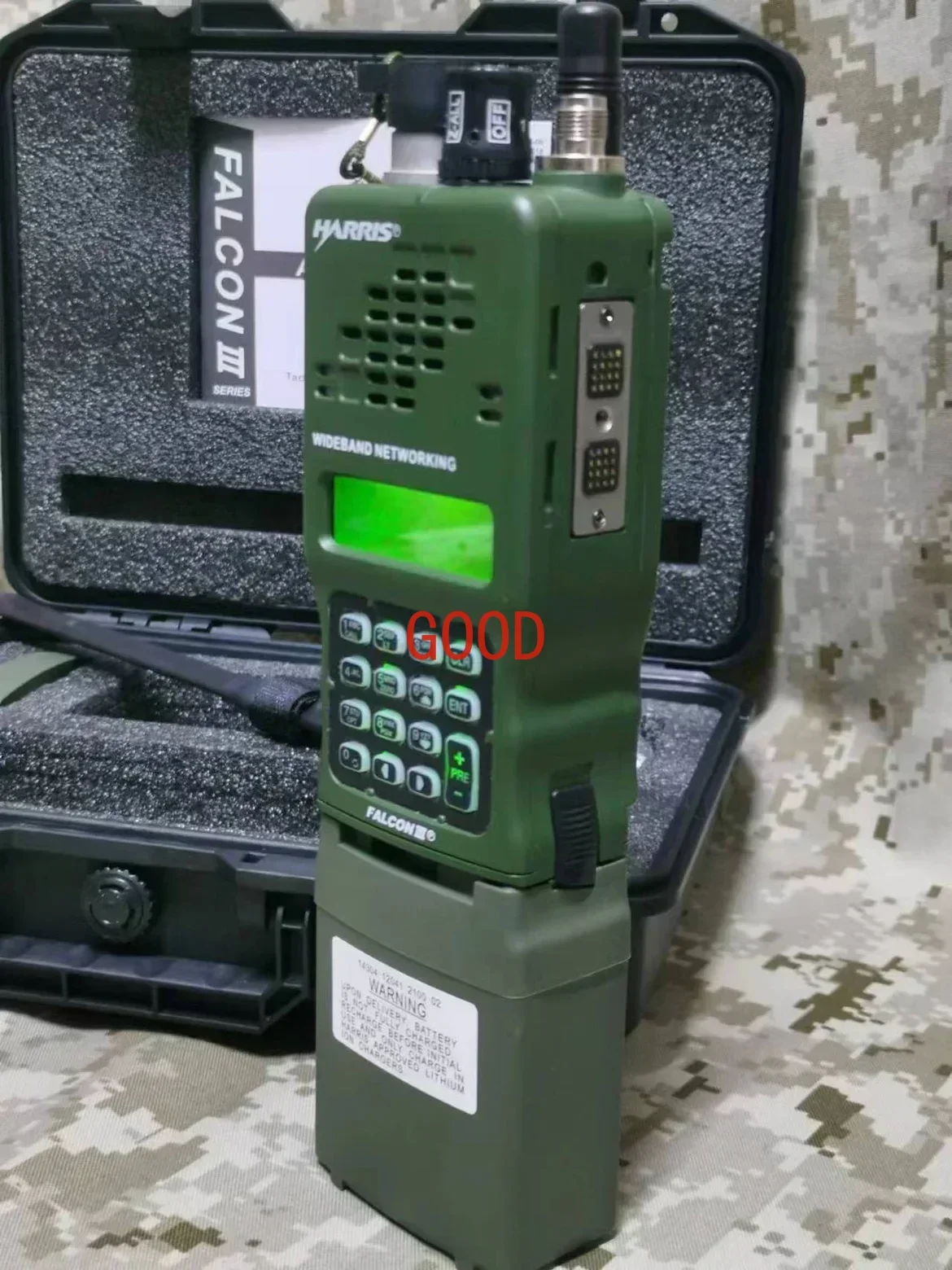 2023 New Use TCA AN/PRC-152 (a) Aluminum Alloy Body GPS Positioning Communication Radio Station Handheld Radio Equipment KDU