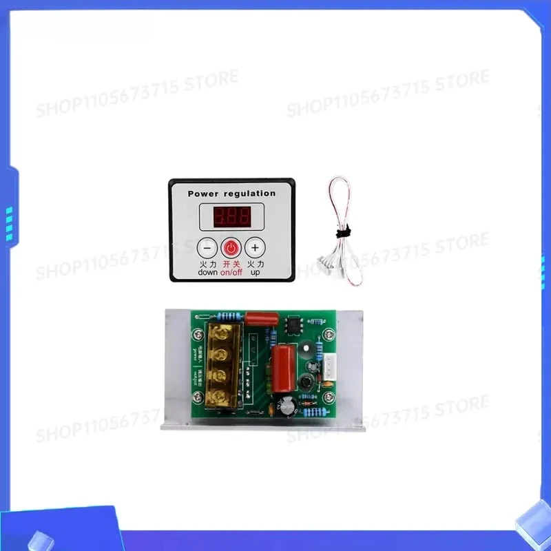 for 6000W AC 220V SCR Voltage Regulator Electric Motor Speed Controller LED Dimming Dimmer Thermostat with Digital Control