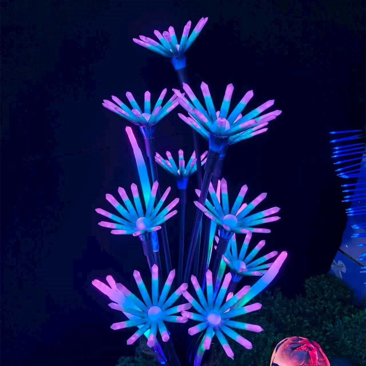 Coral Decorative Lights Solar Powered IP65 Waterproof for Indoor/Outdoor Event Garden Forest Mysterious Scene