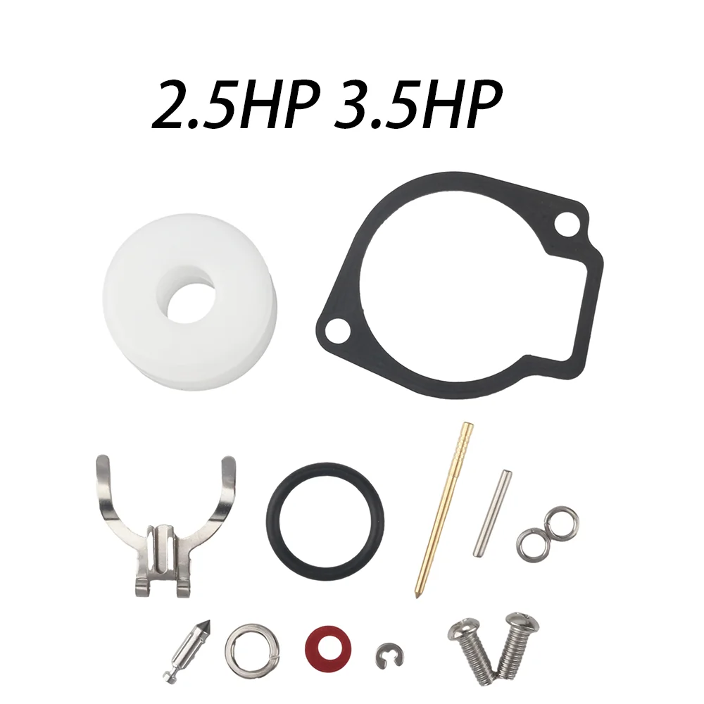 Carburetor Rebuild Kit W/ Float Compatible with Mercury Mariner Boat 2.5HP-150HP 41859M 802706A1 11502M 8M6010311 8542561 811222