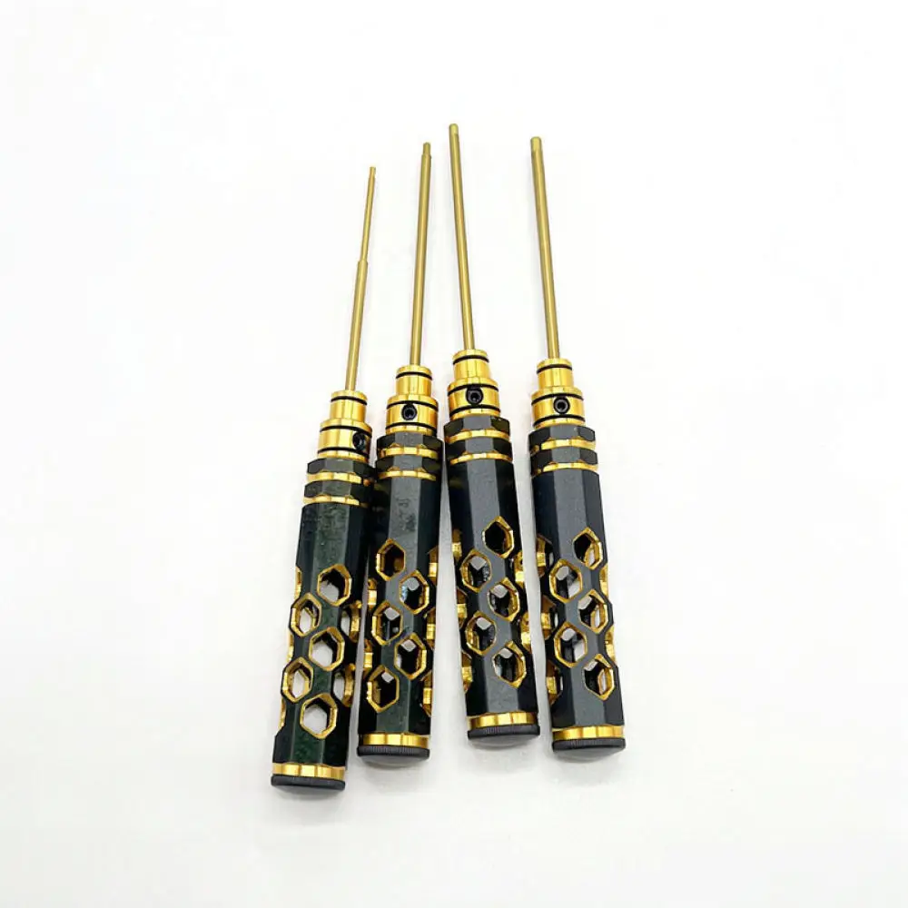 Precision Hex Driver Set For LanNuosi RC Helicopter Boat Repairing Titanium Coated HSS Steel Metric Tool Kit Durable