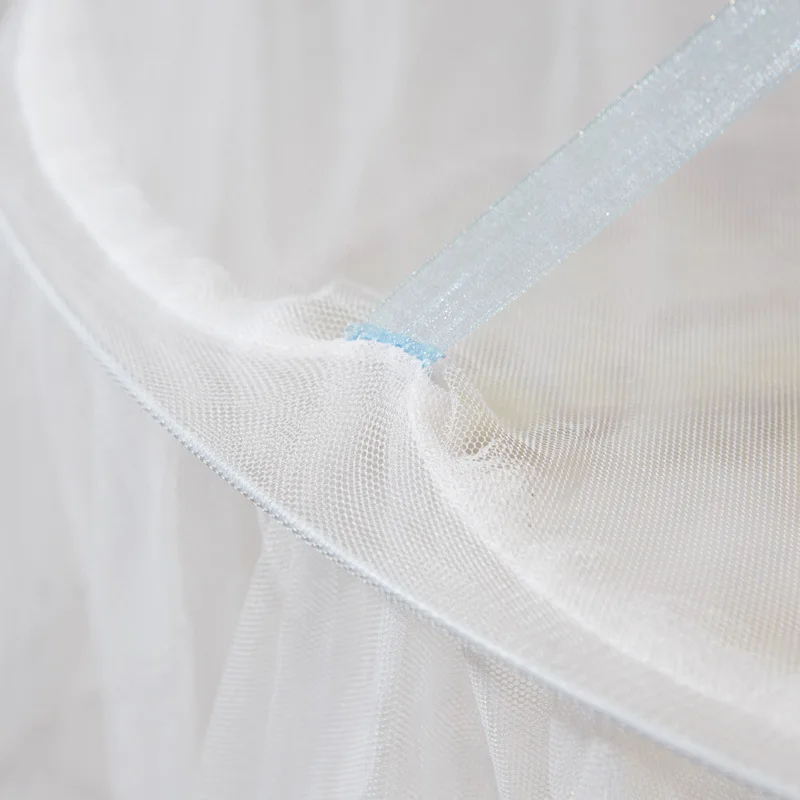 European Ceiling Dome Mosquito Net with Butterfly Pin Increase Encryption Without Installing Nets Double Layered Lace Mesh Tent
