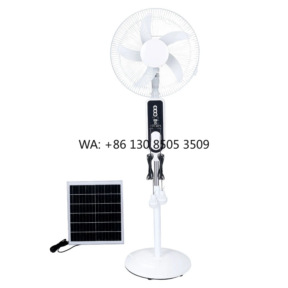 

Напольный вентилятор с солнечной панелью 25W/30W, умный, перезаряжаемый, с пультом ДУ