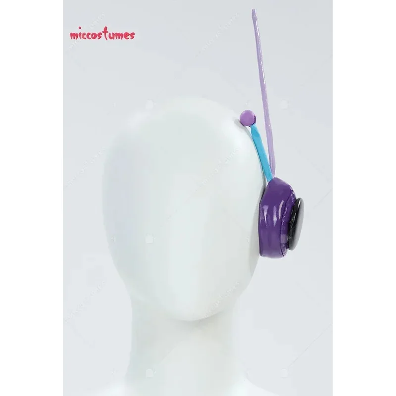 CyMiccostumes Robin Lilith Cosplay Acessório Decoração de fone de ouvido de couro
