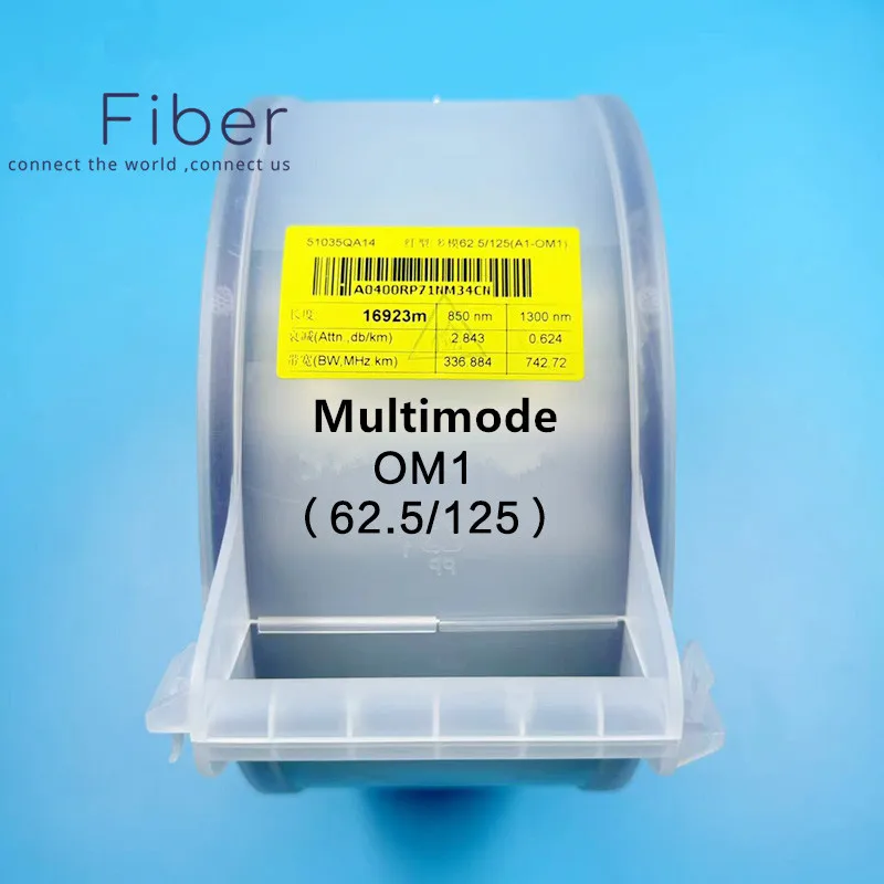 Test del disco in fibra nuda per fibra estesa, multimodale, 1km, OM1 62.5/125, OM2 50/125, OM3 50/125, Test OTDR