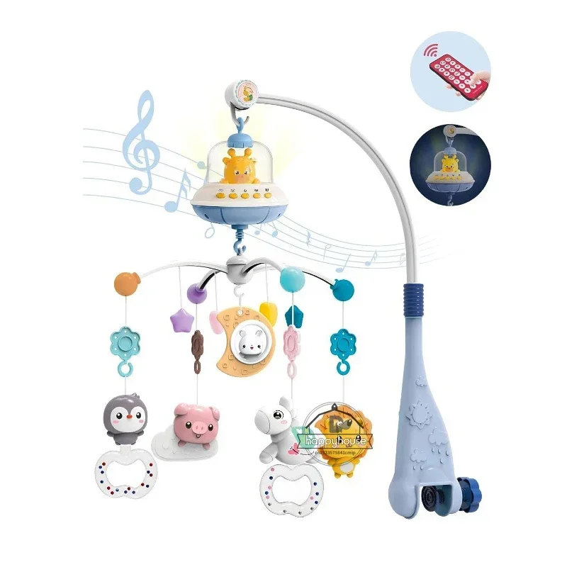 

Musical Baby Crib Mobile with Lights Music Projection for Infants Remote Control Crib Toys for Newborn Baby Mobile for Crib Toys