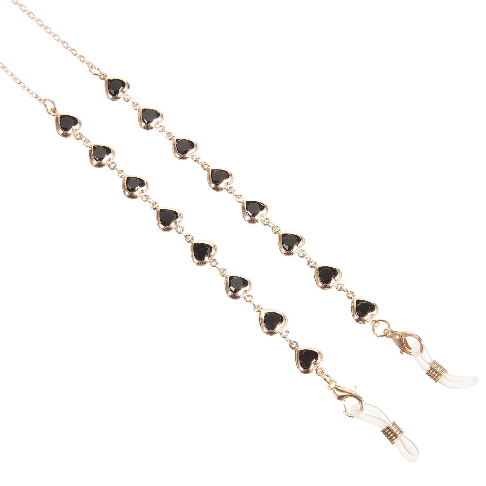 

Fashionable Glasses Chain for Women Lightweight Heart Pendant Lanyard for Eyeglasses Sunglasses Reading Glasses Anti-Slip Neck