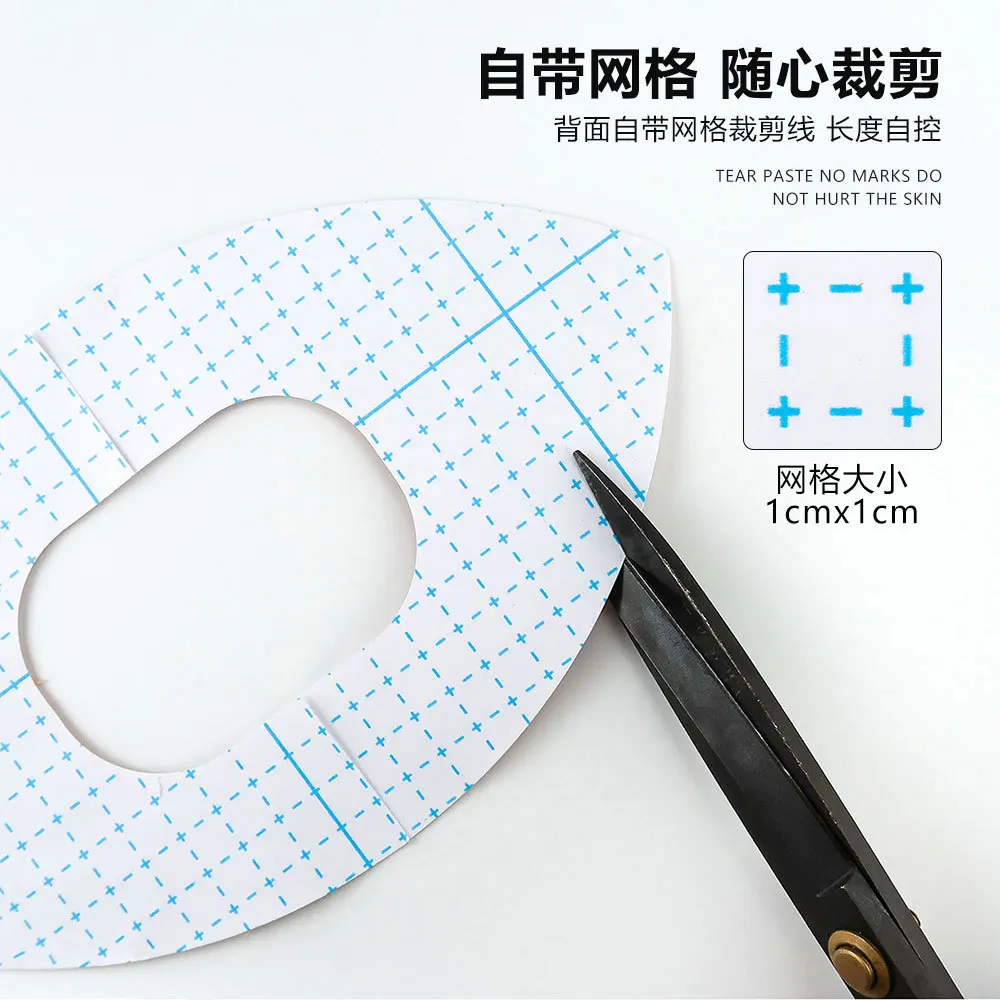 Parche muscular especial para correr de atleta, parche muscular elástico antitensión para menisco, parche muscular precortado